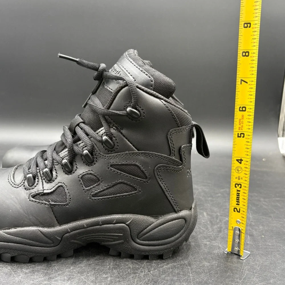 Reebok Work Rapid Response Black Composite Toe Tactical Boots Men 5 Women 7